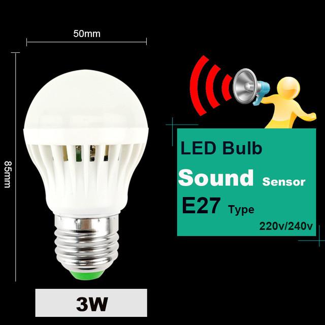 LED PIR Motion / Sound Sensor Lamp - Indigo-Temple