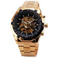 Skeleton - Mechanical  Watch - Indigo-Temple