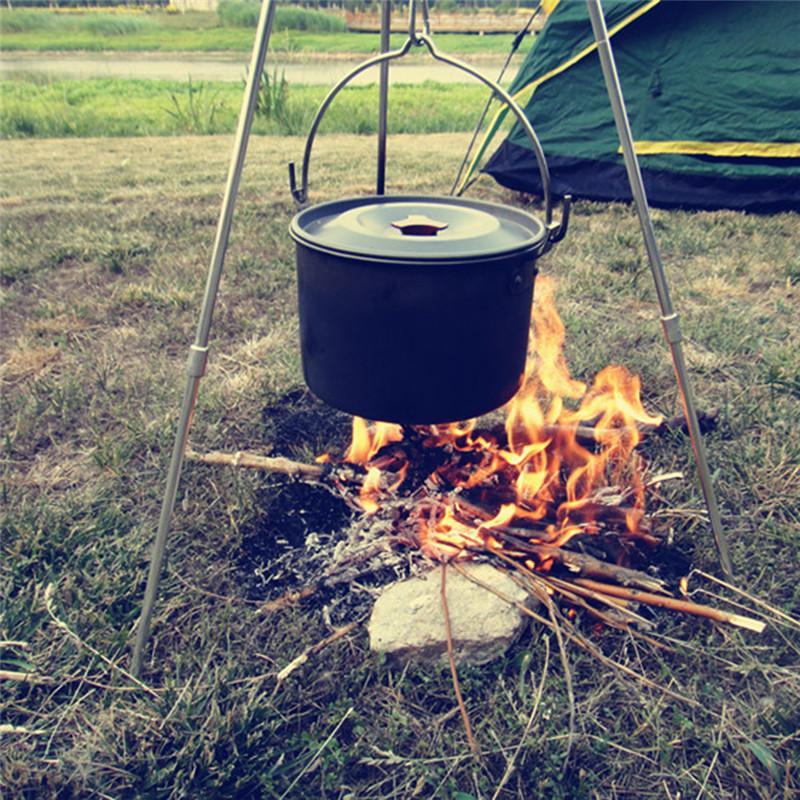 Portable Tripod Hanging Pot - Indigo-Temple