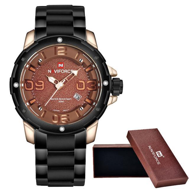 G309 STAINLESS STEEL ARMY WATCH (4 COLORS) - Indigo-Temple