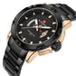 Full Steel Men Sports Watch - Indigo-Temple