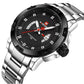 Full Steel Men Sports Watch - Indigo-Temple