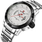 Full Steel Men Sports Watch - Indigo-Temple