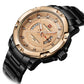 Full Steel Men Sports Watch - Indigo-Temple