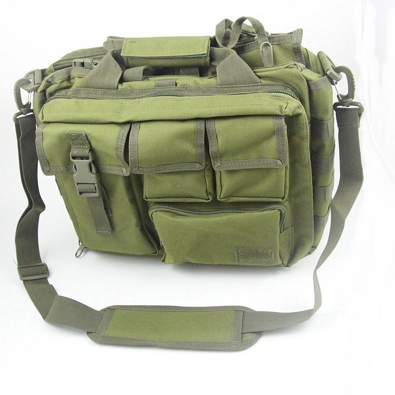 Molle Outdoor Tactical padded Laptop Bag - Indigo-Temple