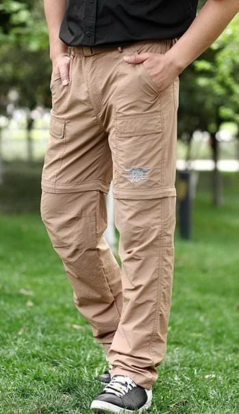 Quick Dry Detachable Cargo Pants + Belt - Indigo-Temple