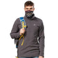 Men's Winter Fleece Softshell Jacket - Indigo-Temple