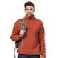 Men's Winter Fleece Softshell Jacket - Indigo-Temple