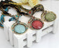 Bohemian Multilayer Crystal Gem Necklace - Indigo-Temple