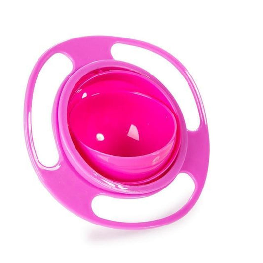 Baby Spill-Proof Gyro Bowl (2 pcs) - Indigo-Temple