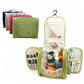 Deluxe Toiletry Travel Pouch - Indigo-Temple