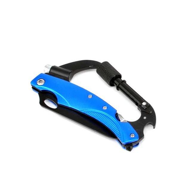 Multi Functional EDC Tool LED Carabiner - Indigo-Temple