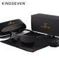 KINGSEVEN™ Magnesium Polarized Men's Sporty Sunglasses - Indigo-Temple