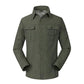 Quick Drying Removable Sleeves Outdoor Shirt - Indigo-Temple