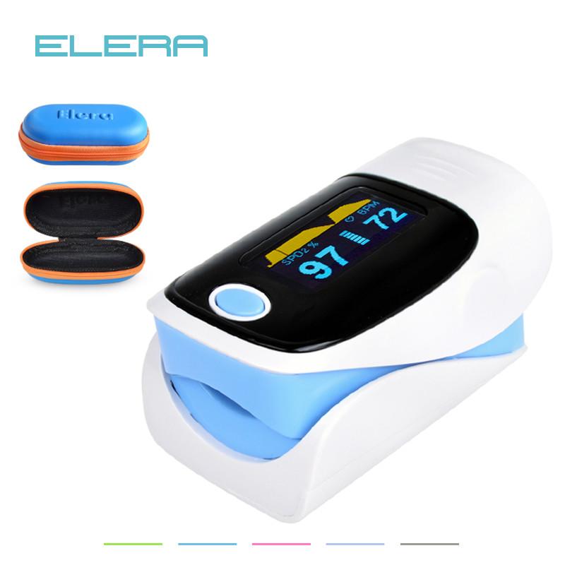 OLED Digital finger Oximeter + Pulse meter - Indigo-Temple