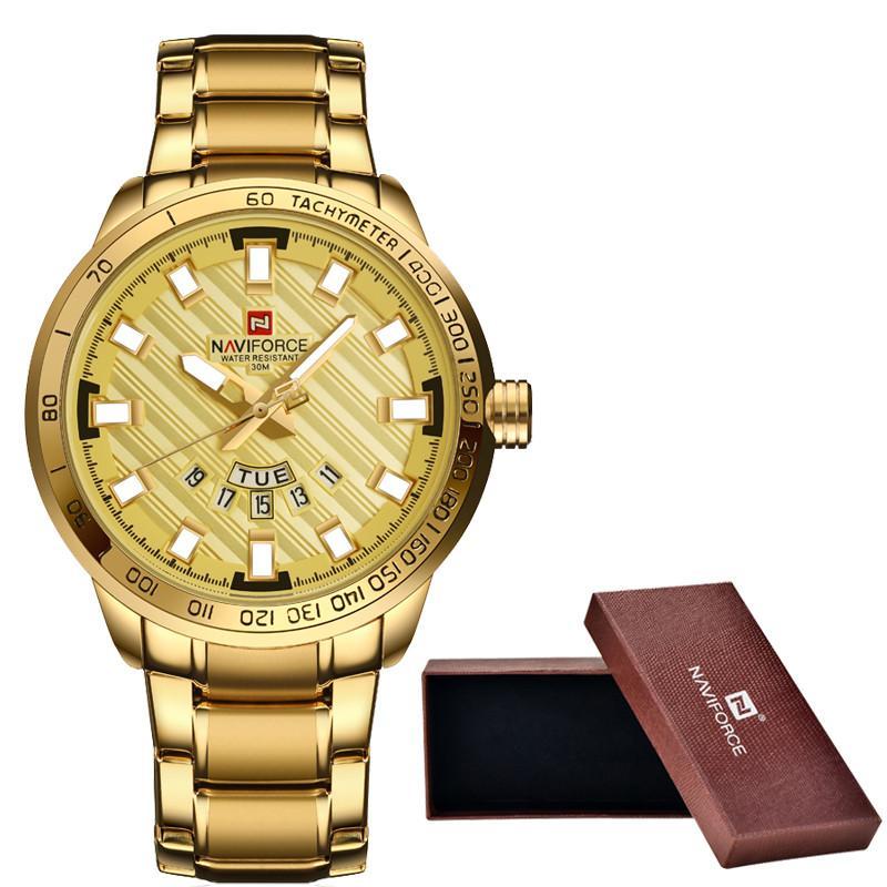 Luxury Full Steel Wrist Watch (5 colors) - Indigo-Temple