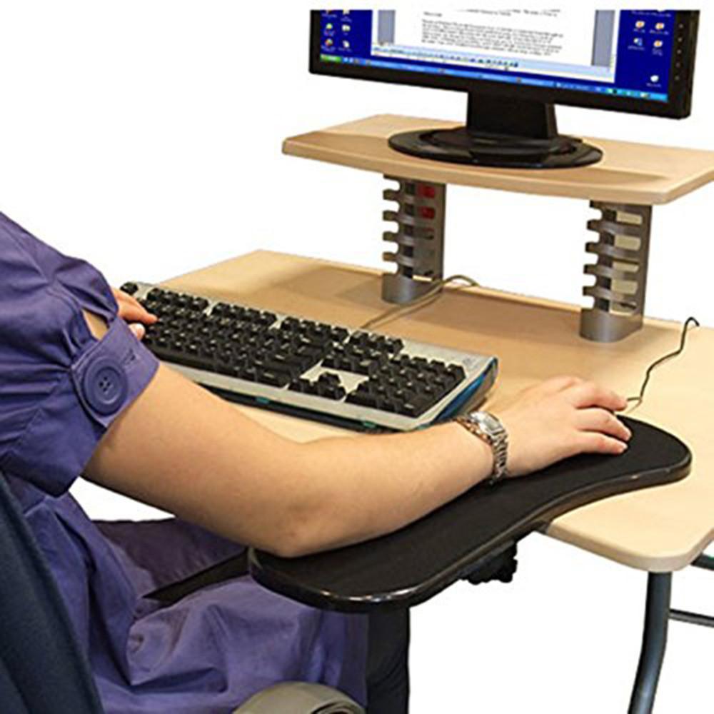 Mouse Pad with Arm Support - Indigo-Temple