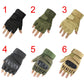 BattleWolf Half Finger Gloves - Indigo-Temple