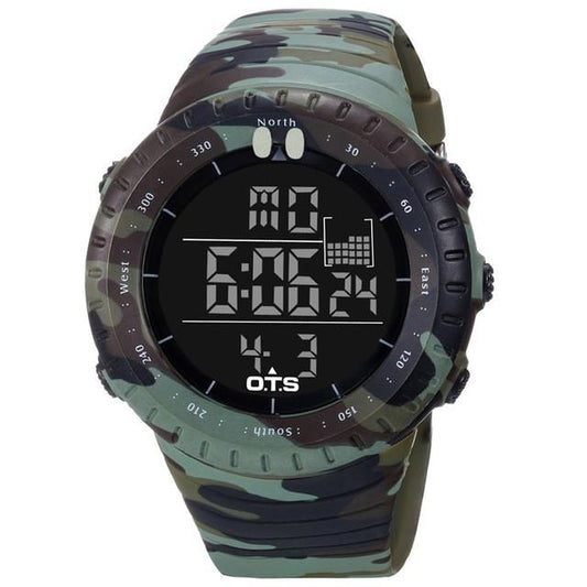 Camouflage Tactical Multifunction Watch - Indigo-Temple
