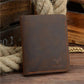 COWATHER™ Genuine Leather Vintage Wallet - Indigo-Temple