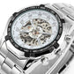 Skeleton - Mechanical  Watch - Indigo-Temple