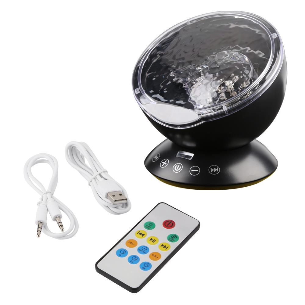 Mystical Aurora Projector With Built in Speaker - Indigo-Temple