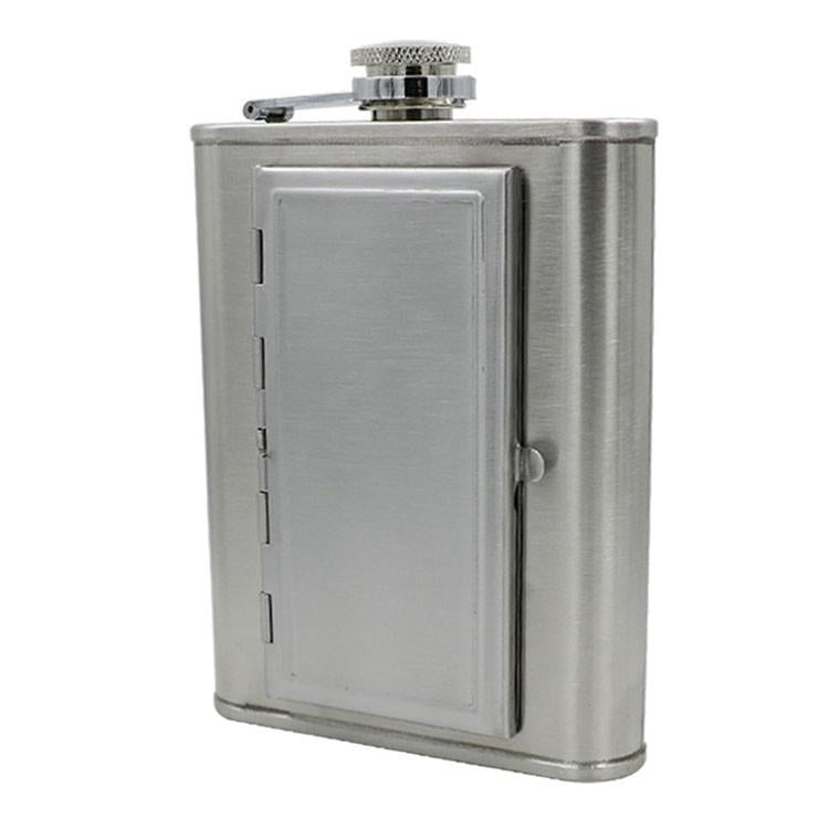 Cigarettes Case Hip Flask - Indigo-Temple