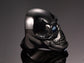 Stainless steel skull ring - Black\Gold - Indigo-Temple