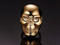 Stainless steel skull ring - Black\Gold - Indigo-Temple