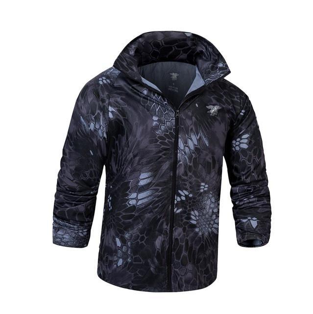 Summer Bomber Jacket - Indigo-Temple