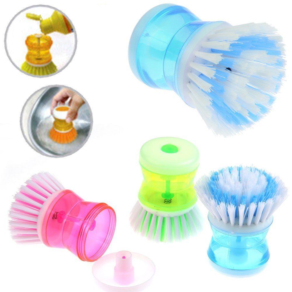 Dishpansoap(TM)  Dish & Pot Brush (2pcs) - Indigo-Temple