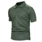 TACVASEN  Sleeve Pocket Tactical Polo - Indigo-Temple