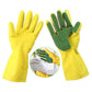 SCRUB SPONGE CLEANING GLOVES - Indigo-Temple