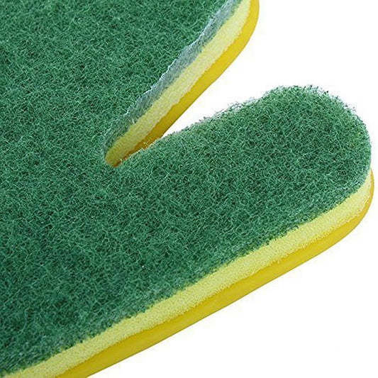 SCRUB SPONGE CLEANING GLOVES - Indigo-Temple