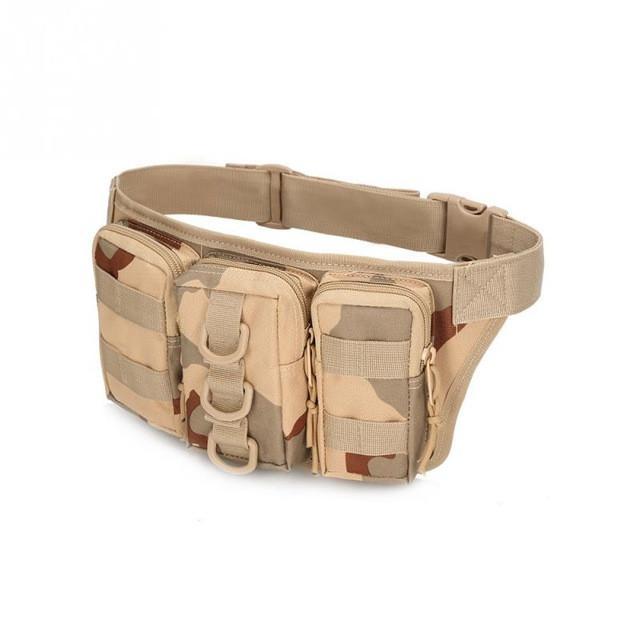 Multifunction Military Waist Bag - Indigo-Temple