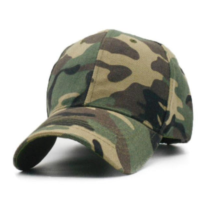 Tactical Camouflage Baseball Cap - Indigo-Temple