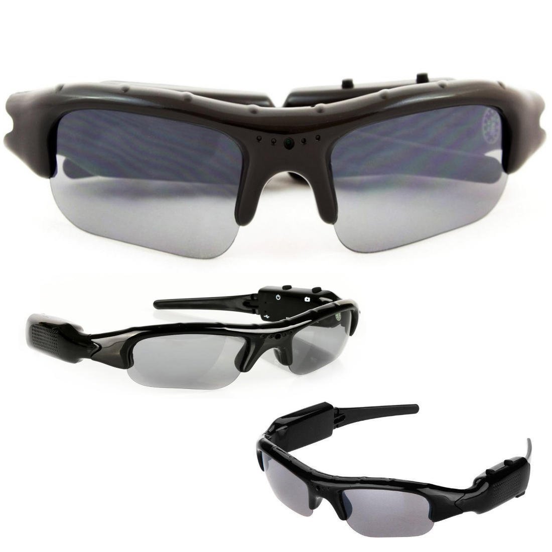 POV-Tek™ TACTICAL CAMERA SUNGLASSES - Indigo-Temple