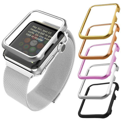 Aluminum Protective  Case  For Apple iWatch - Indigo-Temple