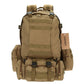3 in 1  Military Tactical Molle Backpack - Indigo-Temple
