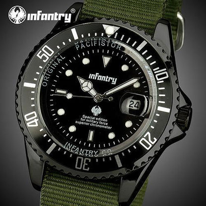 INFANTRY™ "COMMANDER" Army Watch - Indigo-Temple