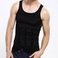 Men's Body Slimming Under-Vest - Indigo-Temple