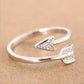 Cupid's Arrow Women's Adjustable Ring - Indigo-Temple