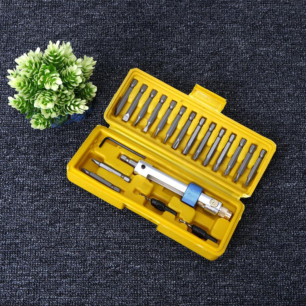 FlipBIt™ - 20 Pcs Multi-Drill & Screwdriver Set - Indigo-Temple