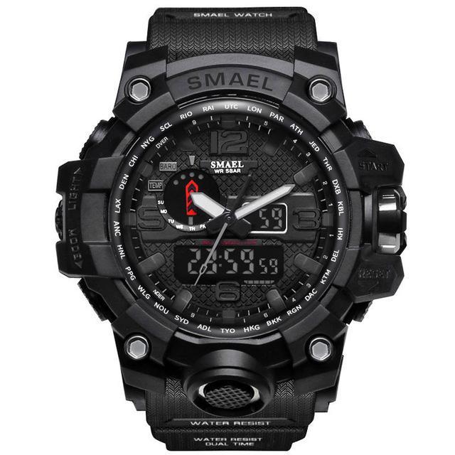 ZR - 660 SMAEL™ Waterproof & Shockproof Tactical Watch - Indigo-Temple