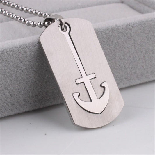 Marinman -Anchor Necklace - Indigo-Temple