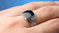 BlackY  -   Ring  For Men - Indigo-Temple