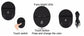 3D MEDITATION YOGA NIGHT LAMP - Indigo-Temple