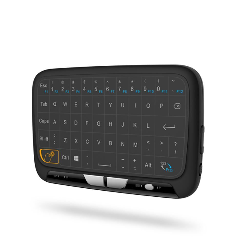 2-in-1 Wireless Multimedia Touchpad & Keyboard - Indigo-Temple