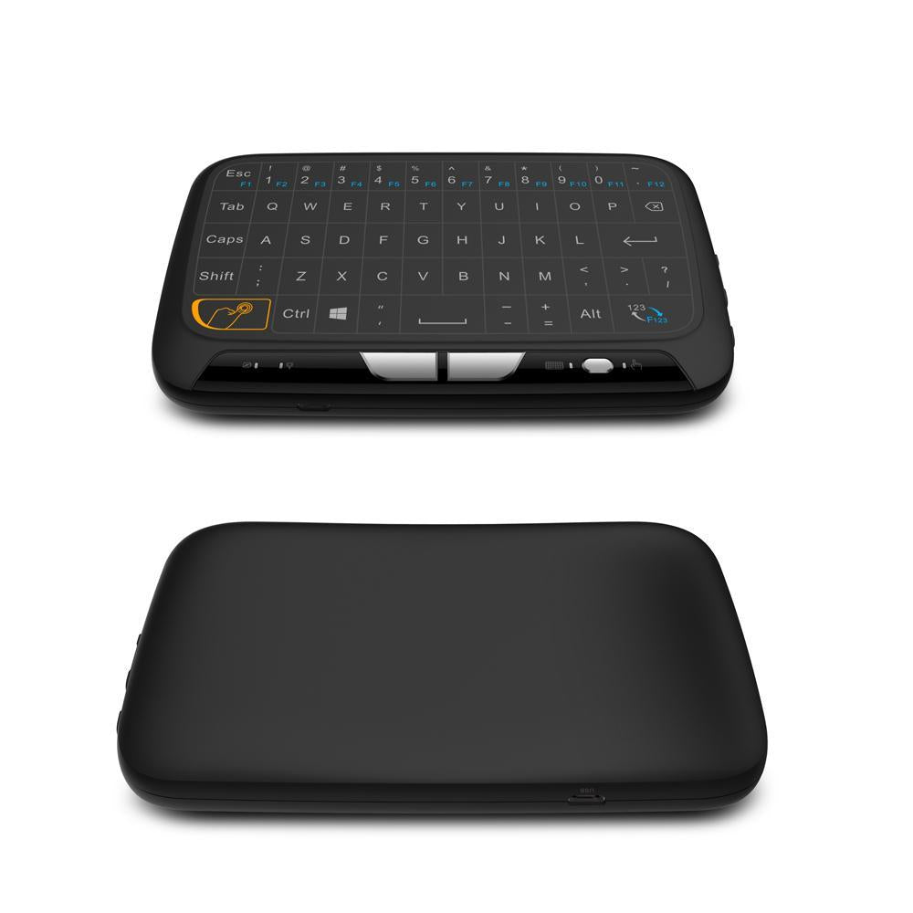 2-in-1 Wireless Multimedia Touchpad & Keyboard - Indigo-Temple