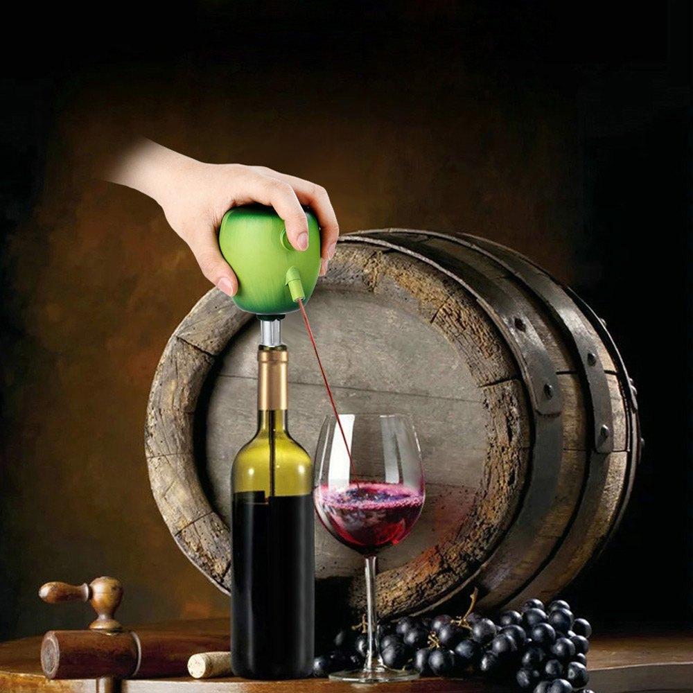 Electric Wine  Decanter Pourer Pump - Indigo-Temple
